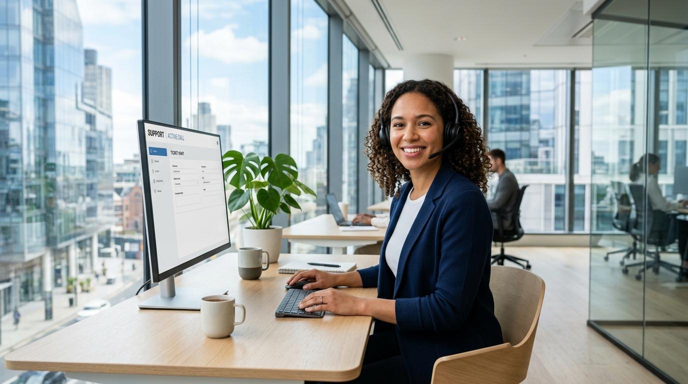 Cognitive Data customer support and operations team assisting clients